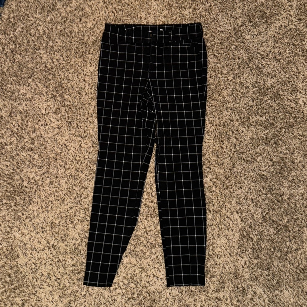 Plaid old navy pixie slacks